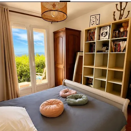 Maison Au Calme Dans Privee Avec Piscine Vue Tatil Evi Fréjus